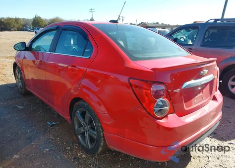 2015 Chevrolet Sonic Rs Manual из США, поврежденный, VIN 1G1JH5SB6F4141299